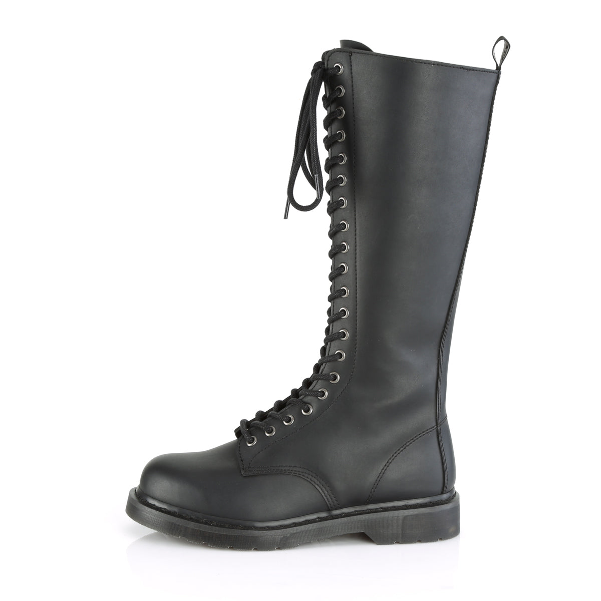 DemoniaCult Herrenstiefel BOLT-400 BLK Vegan Leder