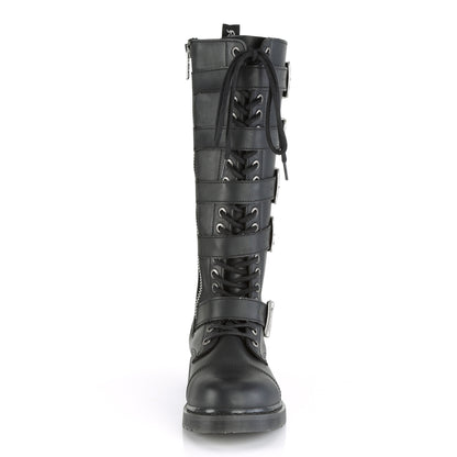 DemoniaCult Mens Boots BOLT-425 Blk Vegan Leather