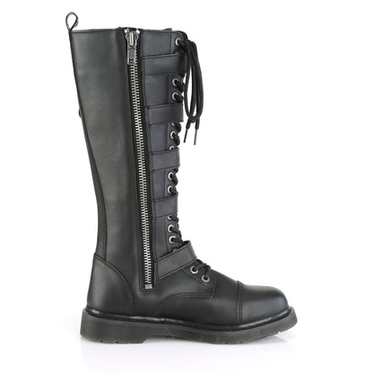 DemoniaCult Mens Boots BOLT-425 Blk Vegan Leather
