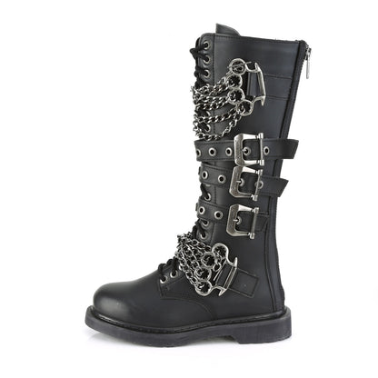 DemoniaCult Herrenstiefel BOLT-450 BLK Vegan Leder