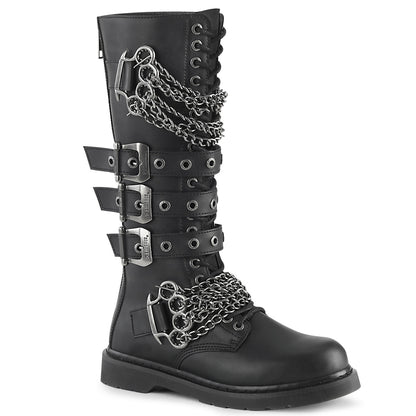 DemoniaCult Herrenstiefel BOLT-450 BLK Vegan Leder