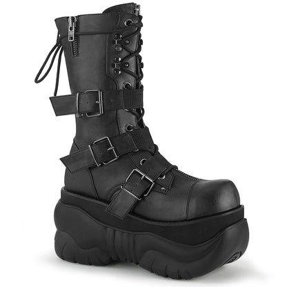 DemoniaCult Mens Boots BOXER-230 Blk Vegan Leather