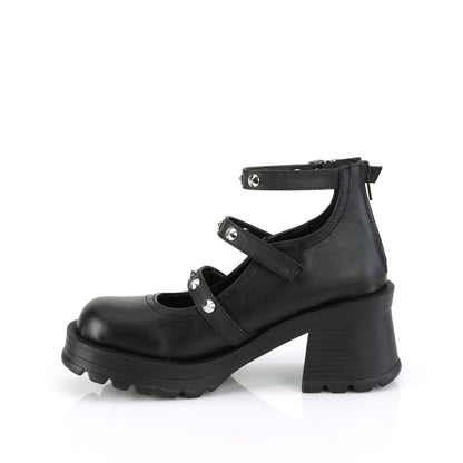 DemoniaCult  Pumps BRATTY-30 BLK Vegan Leder