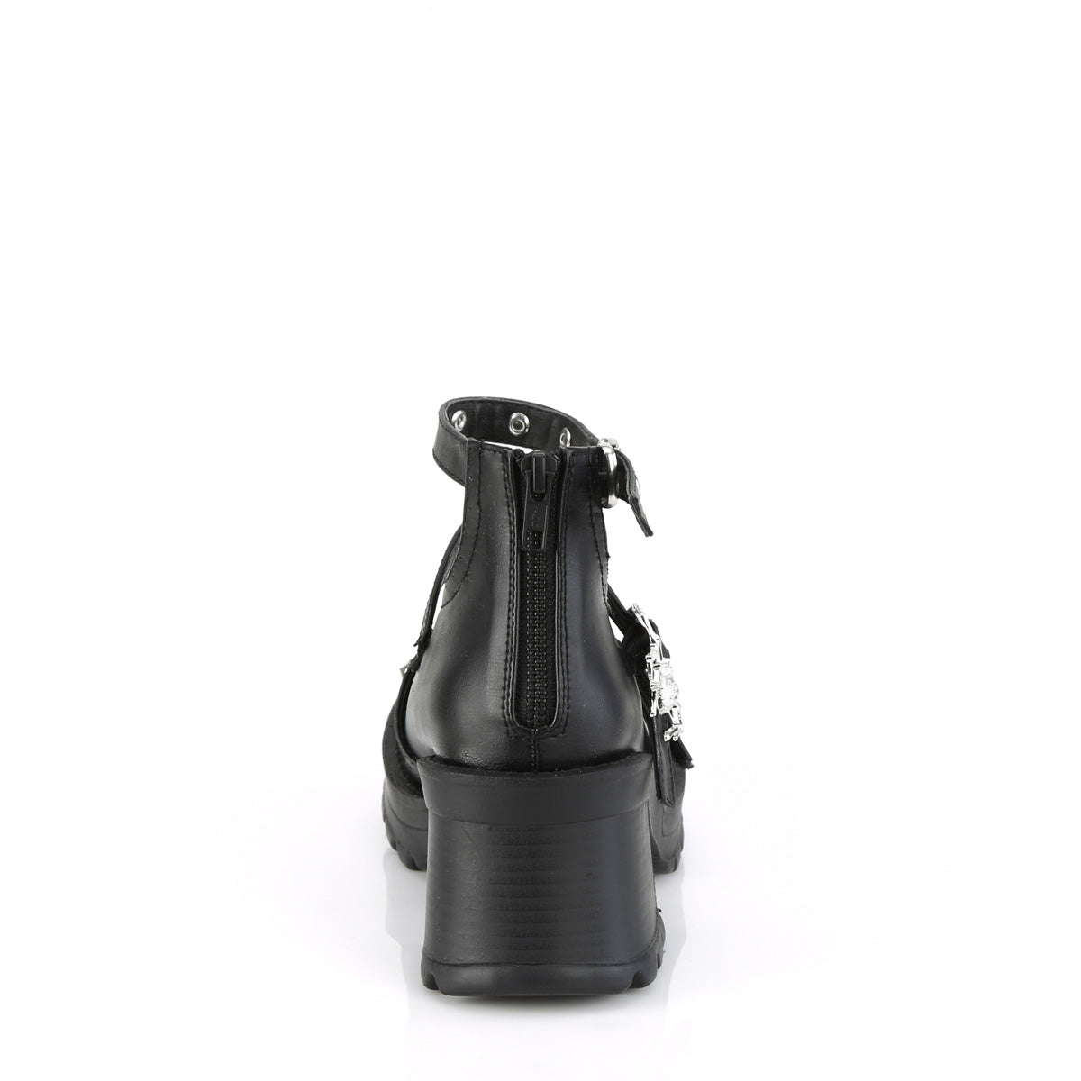 DemoniaCult  Pumps BRATTY-30 BLK Vegan Leder