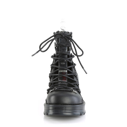 DemoniaCult  Pumps BRATTY-32 Blk Vegan Leather