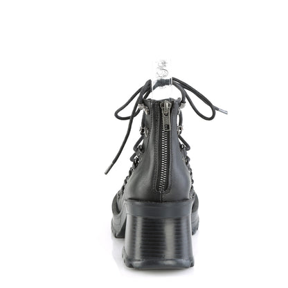 DemoniaCult  Pumps BRATTY-32 Blk Vegan Leather