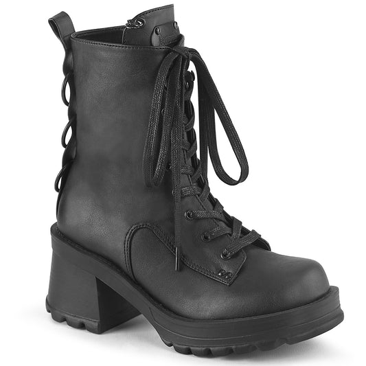 DemoniaCult  Stiefeletten BRATTY-50 BLK Vegan Leder