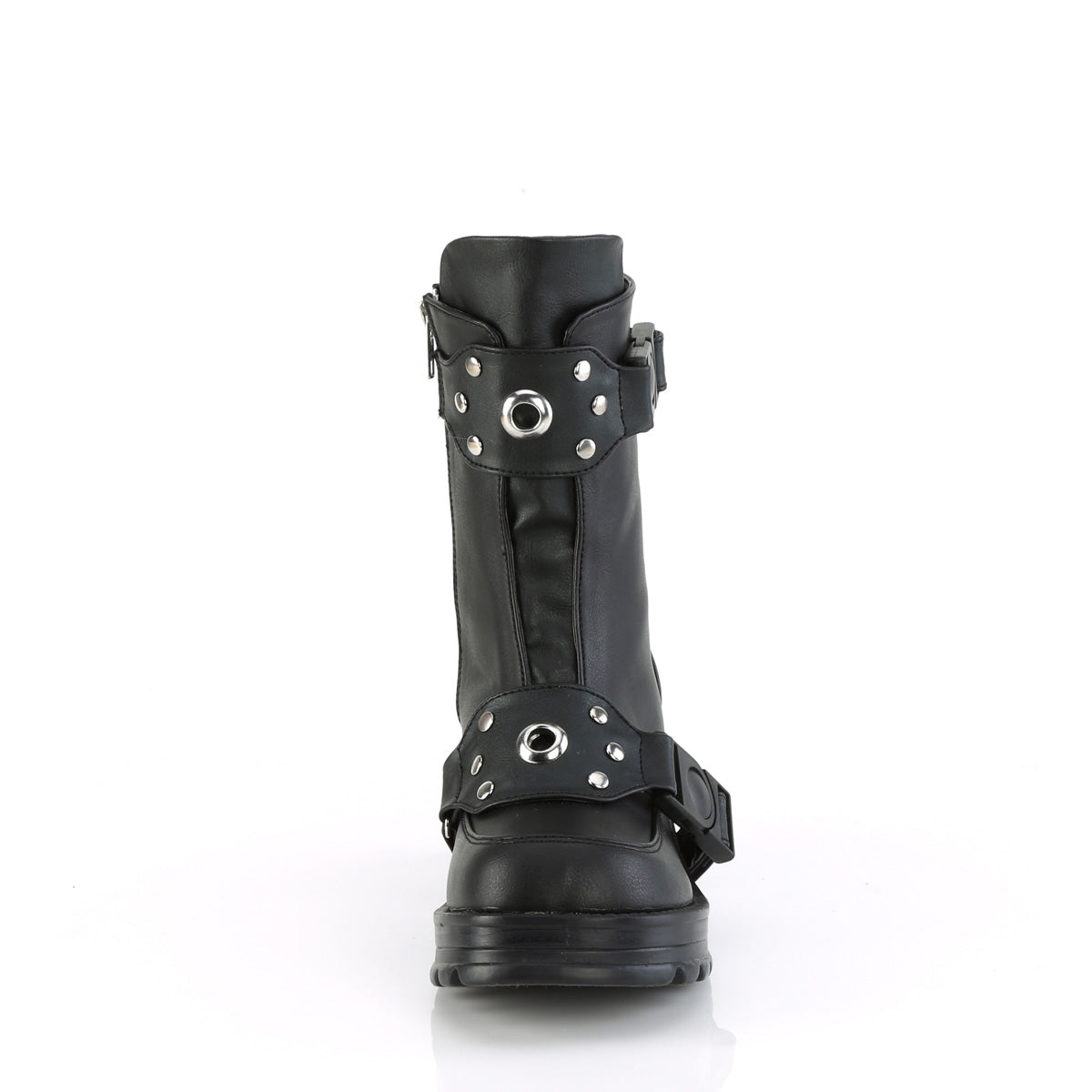 DemoniaCult  Ankle Boots BRATTY-56 Blk Vegan Leather