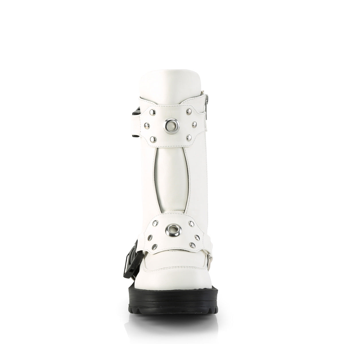 DemoniaCult  Stiefeletten BRATTY-56 wht veganes Leder
