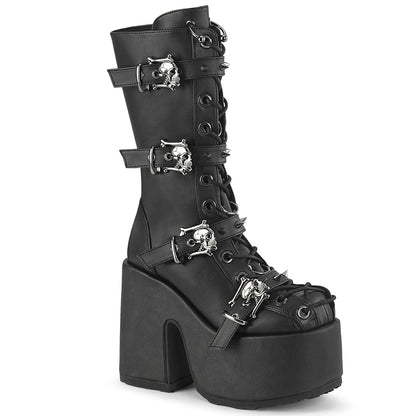 DemoniaCult   CAMEL-115 BLK Vegan Leder