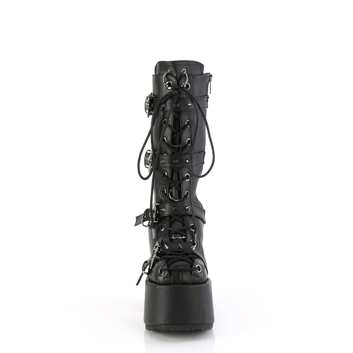DemoniaCult   CAMEL-115 BLK Vegan Leder