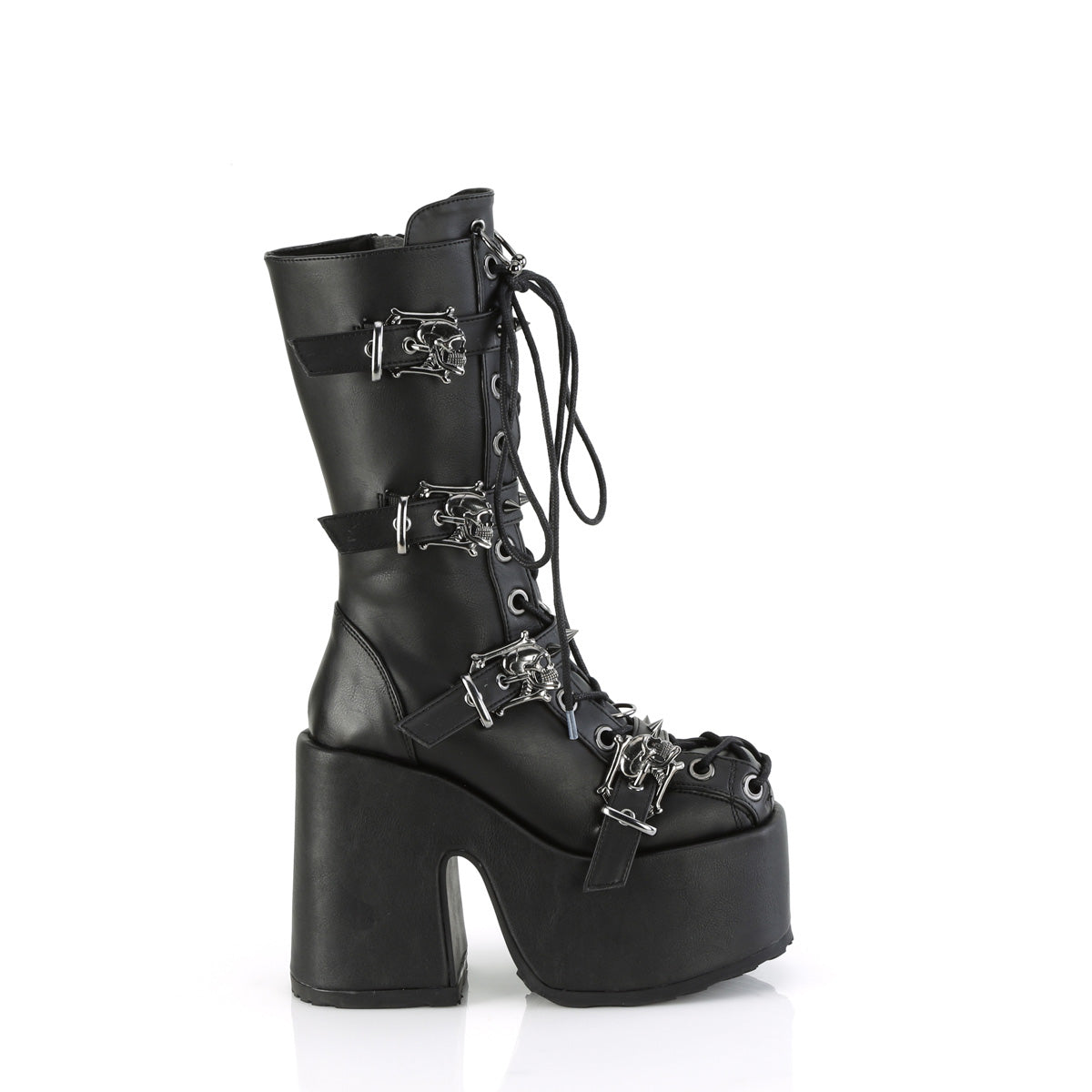 DemoniaCult   CAMEL-115 BLK Vegan Leder