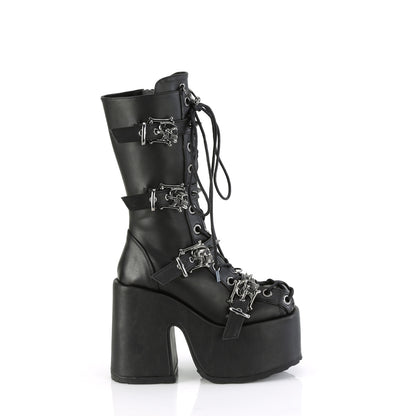 DemoniaCult   CAMEL-115 BLK Vegan Leder