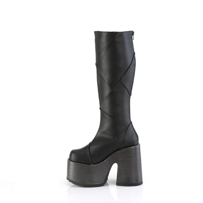 DemoniaCult  Stiefel CAMEL-280 BLK Vegan Leder
