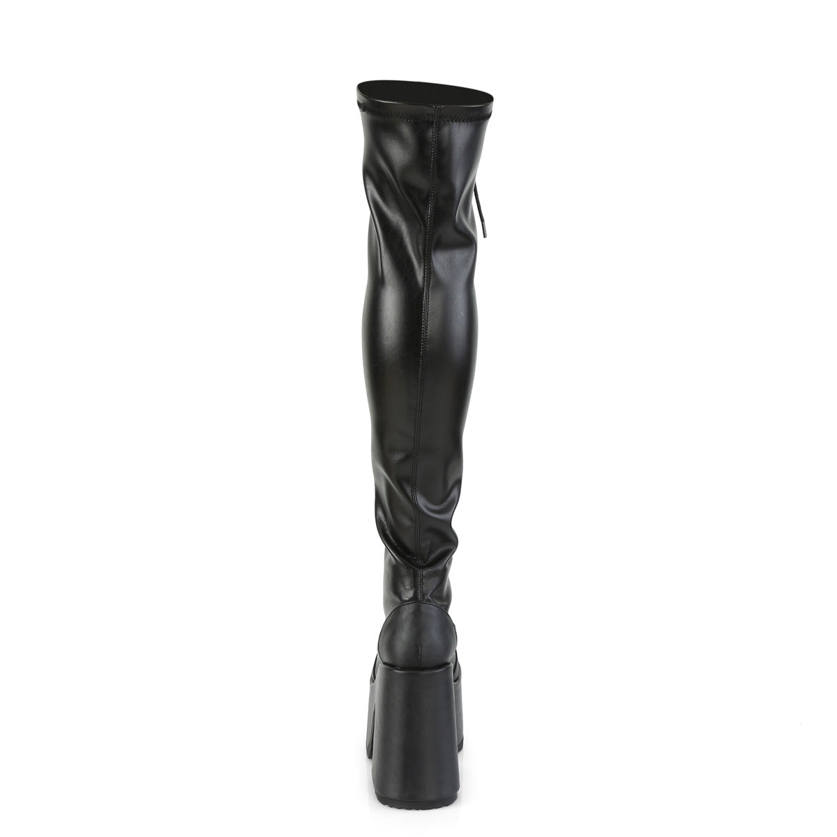 DemoniaCult Frauenstiefel CAMEL-300 blk str vegan Leder