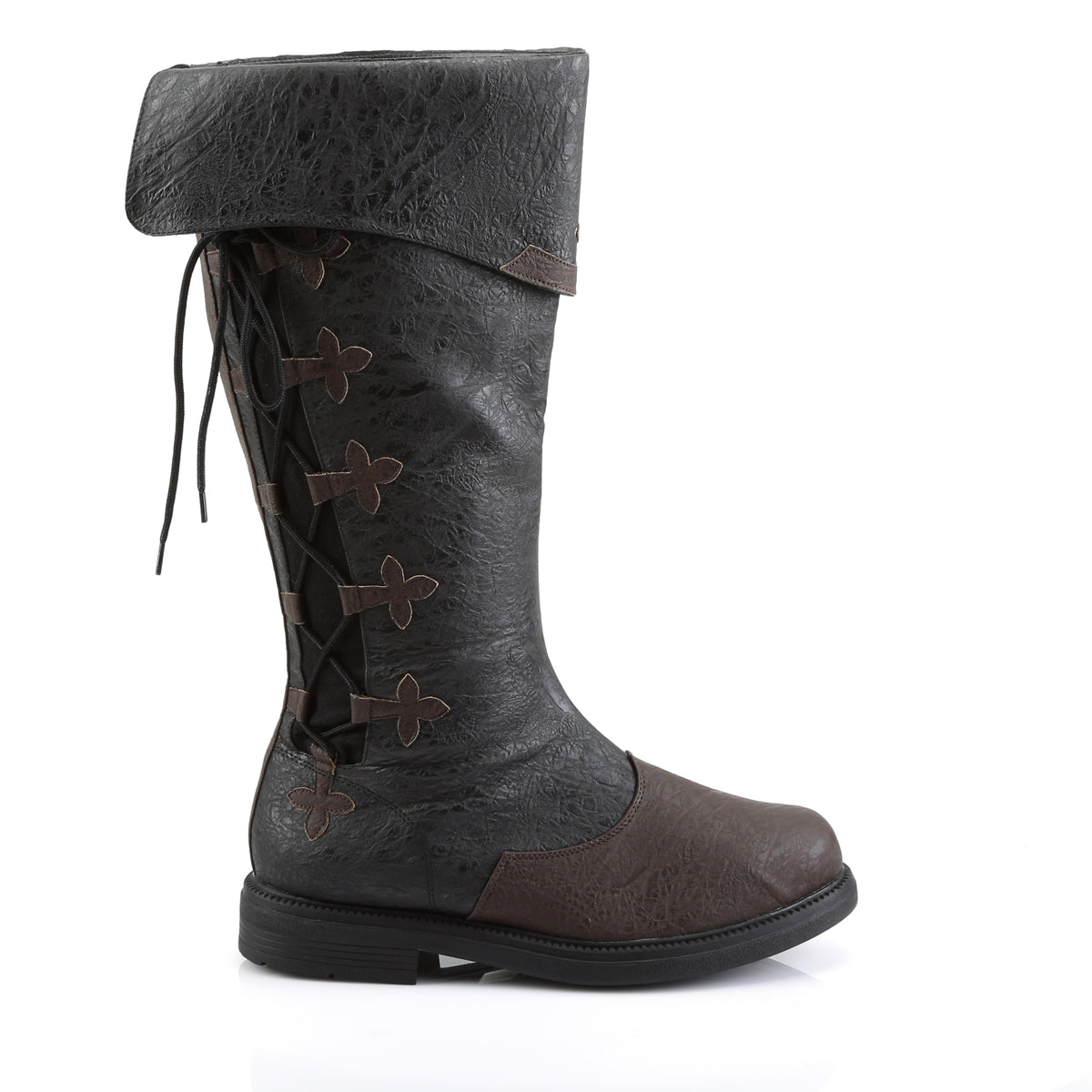Funtasma Herrenstiefel CAPTAIN-110 BLK-Braun Distressed PU