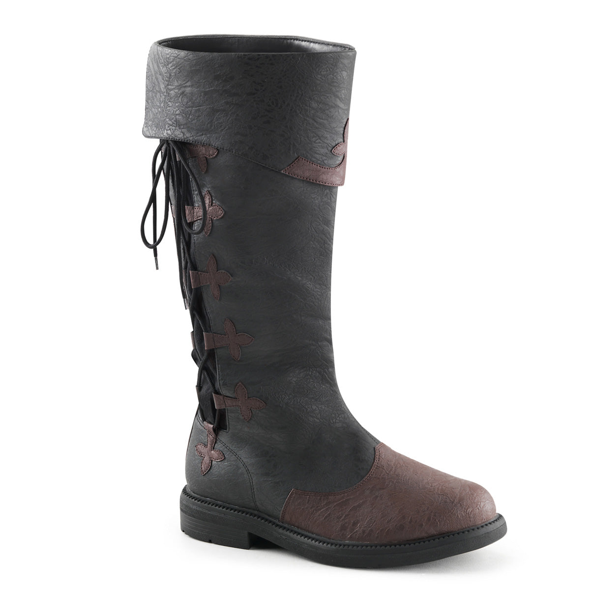 Funtasma Herrenstiefel CAPTAIN-110 BLK-Braun Distressed PU