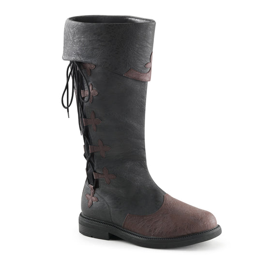 Funtasma Herrenstiefel CAPTAIN-110 BLK-Braun Distressed PU