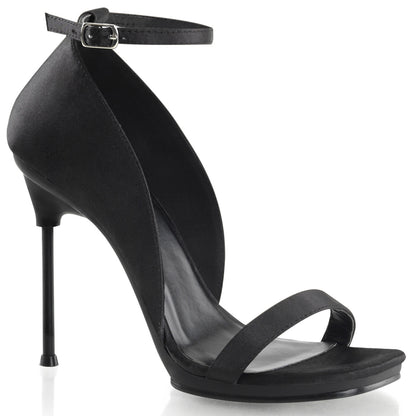 Fabulicious Damen Sandalen CHIC-35 BLK Satin / BLK Matte