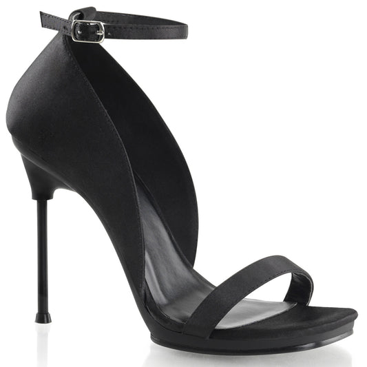Fabulicious Damen Sandalen CHIC-35 BLK Satin / BLK Matte