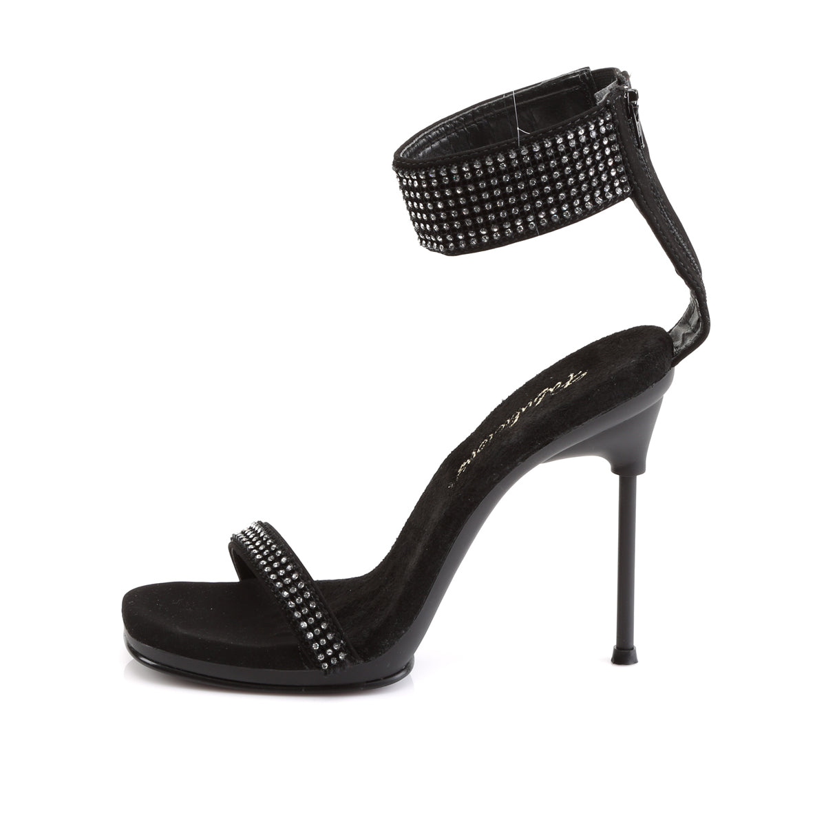 Fabulicious Womens Sandals CHIC-40 Blk Nubuck Pu/Blk