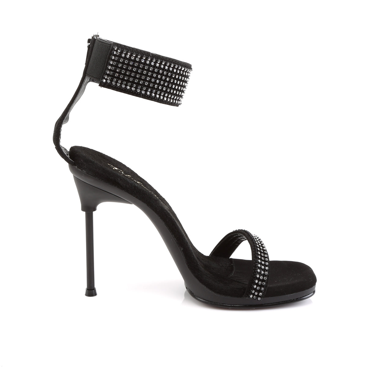 Fabulicious Womens Sandals CHIC-40 Blk Nubuck Pu/Blk