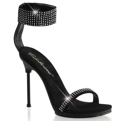 Fabulicious Womens Sandals CHIC-40 Blk Nubuck Pu/Blk