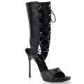 Fabulicious Frauen Sandalen CHIC-65 BLK PU/Blk Matte