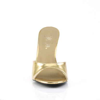 Pleaser Womens Pumps CLASSIQUE-01 Gold Metallic Pu
