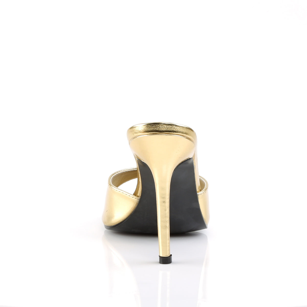 Pleaser Frauenpumpen CLASSIQUE-01 Gold Metallic PU