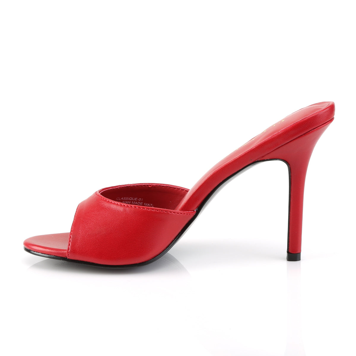 Pleaser Frauenpumpen CLASSIQUE-01 Rot Kind PU