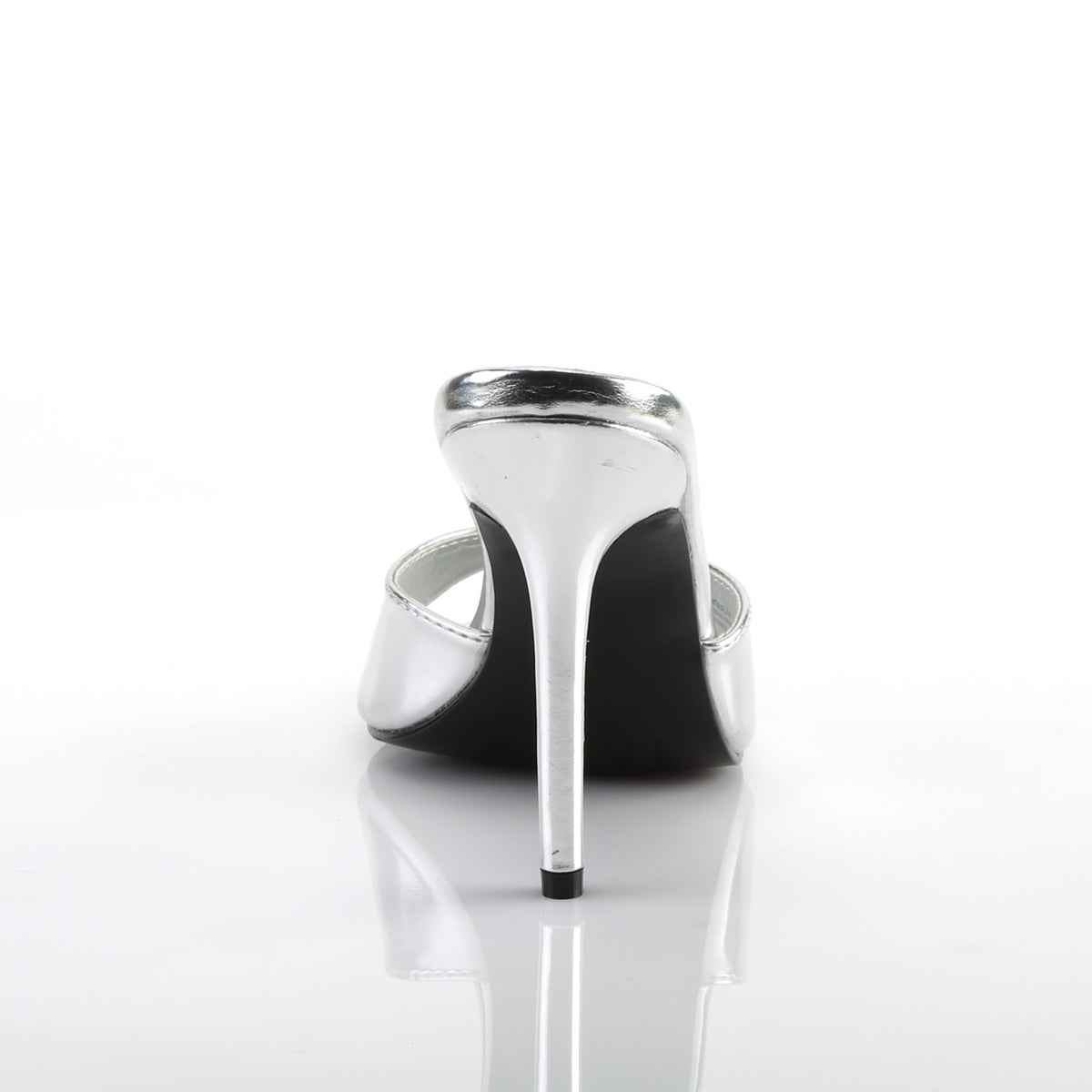 Pleaser Frauenpumpen CLASSIQUE-01 SLV Metallic PU