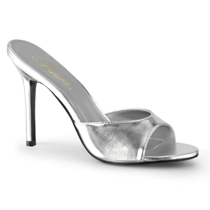 Pleaser Frauenpumpen CLASSIQUE-01 SLV Metallic PU