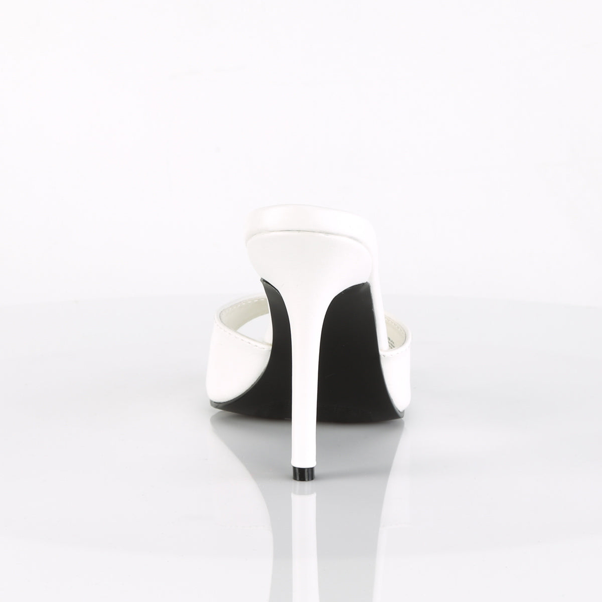 Pleaser Womens Pumps CLASSIQUE-01 Wht Kid Pu