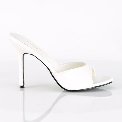 Pleaser Womens Pumps CLASSIQUE-01 Wht Kid Pu