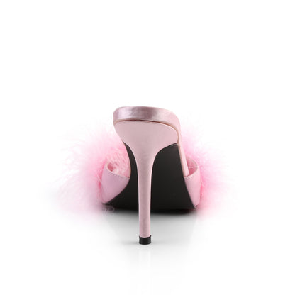 Fabulicious Womens Sandals CLASSIQUE-01F B. Pink Pu-Fur