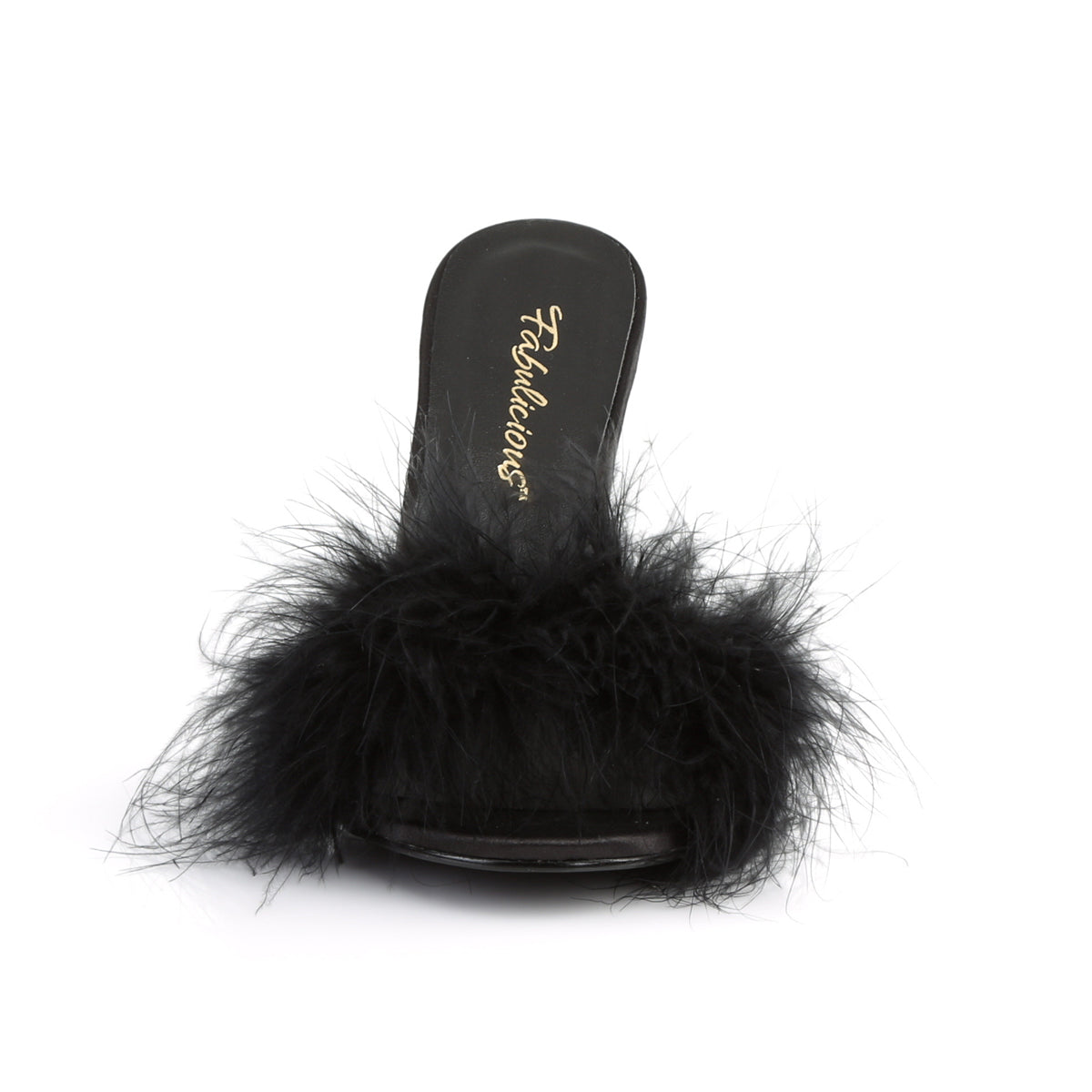 Fabulicious Damen Sandalen CLASSIQUE-01f BLK PU-FUR