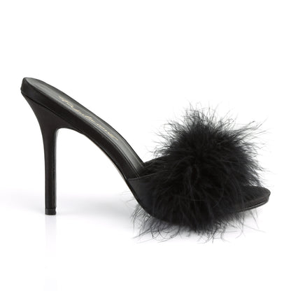 Fabulicious Damen Sandalen CLASSIQUE-01f BLK PU-FUR