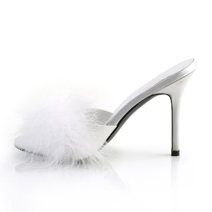 Fabulicious Damen Sandalen CLASSIQUE-01F WHT PU-FUR