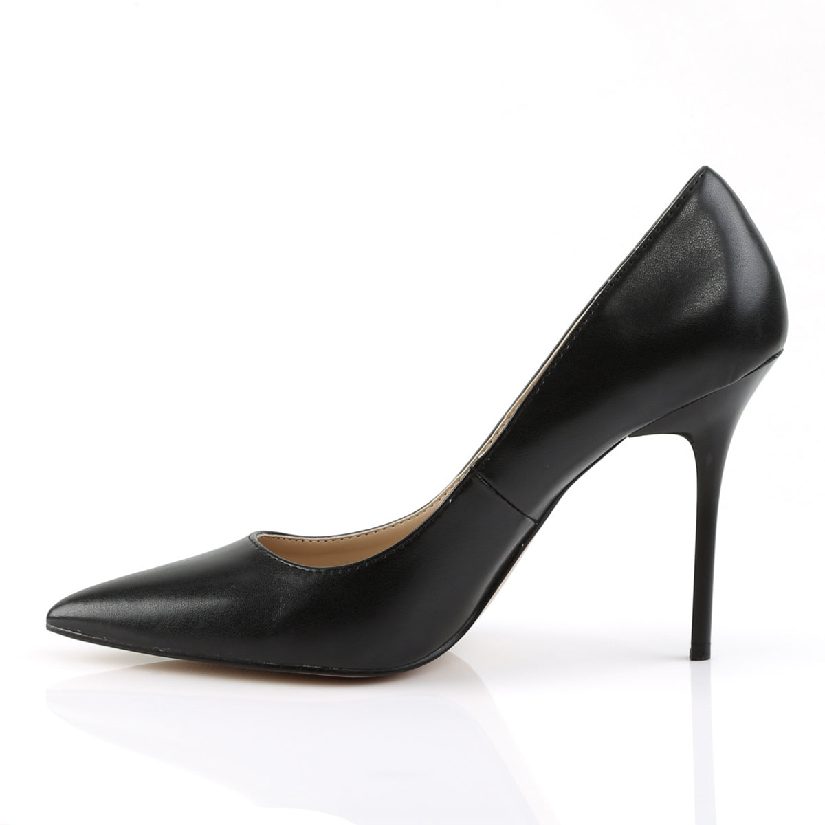 Pleaser Womens Pumps CLASSIQUE-20 Blk Kid Pu