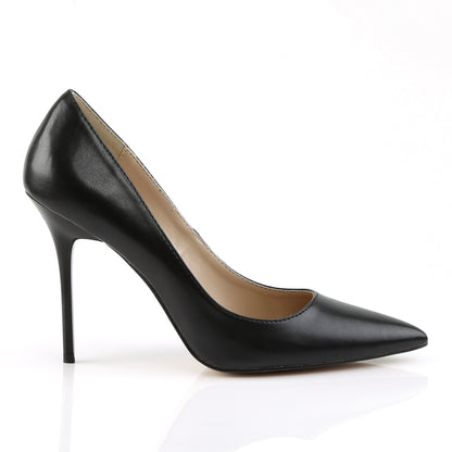 Pleaser Womens Pumps CLASSIQUE-20 Blk Kid Pu