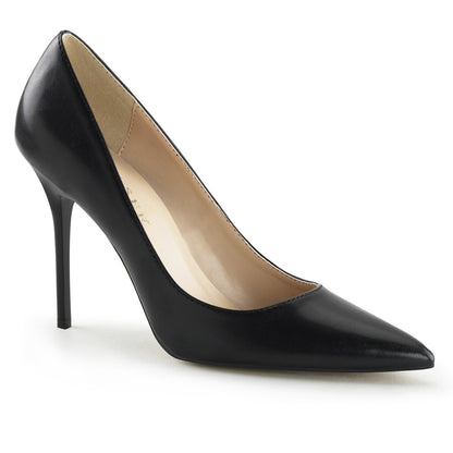 Pleaser Womens Pumps CLASSIQUE-20 Blk Kid Pu