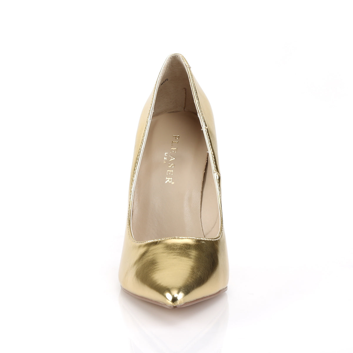 Pleaser Womens Pumps CLASSIQUE-20 Gold Met Pu