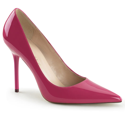 Pleaser Womens Pumps CLASSIQUE-20 H. Pink Pat