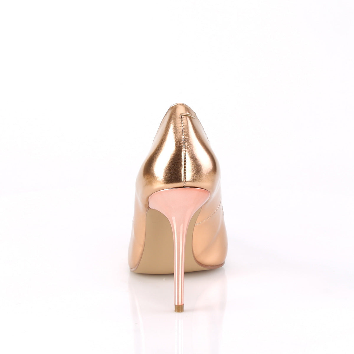 Pleaser Frauenpumpen CLASSIQUE-20 Rose Gold Metallic PU
