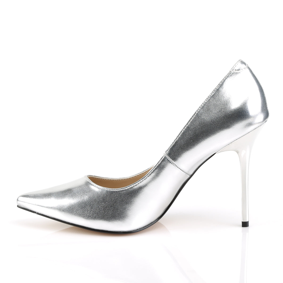 Pleaser Womens Pumps CLASSIQUE-20 Slv Met Pu