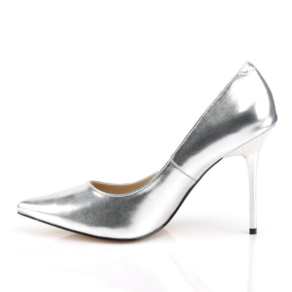 Pleaser Womens Pumps CLASSIQUE-20 Slv Met Pu