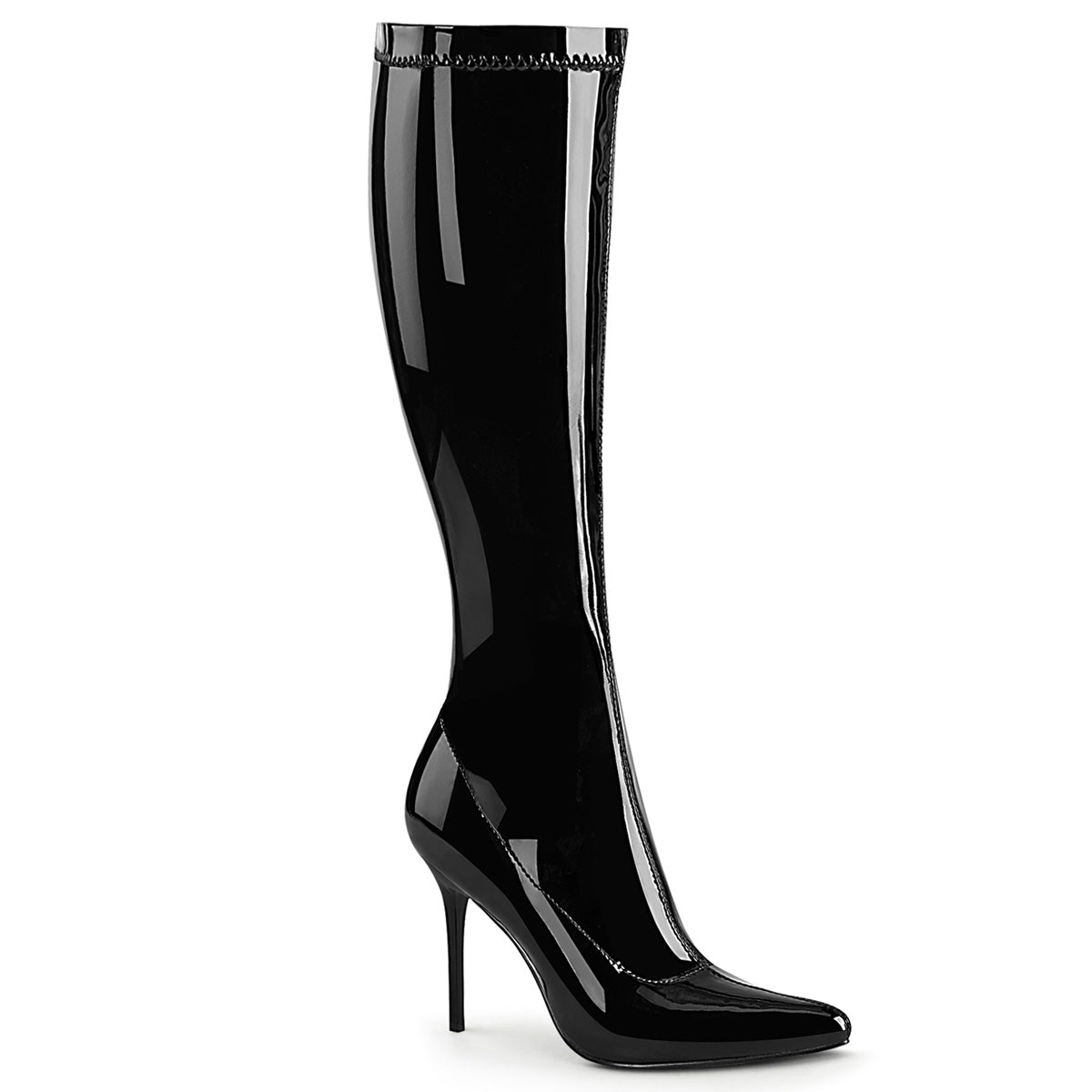 Pleaser Womens Boots. CLASSIQUE-2000 BLK Str. Klopfen