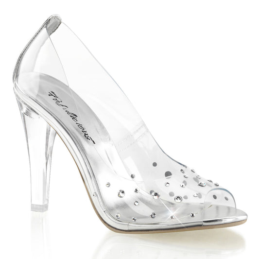 Fabulicious Womens Sandals CLEARLY-420 Clr Lucite
