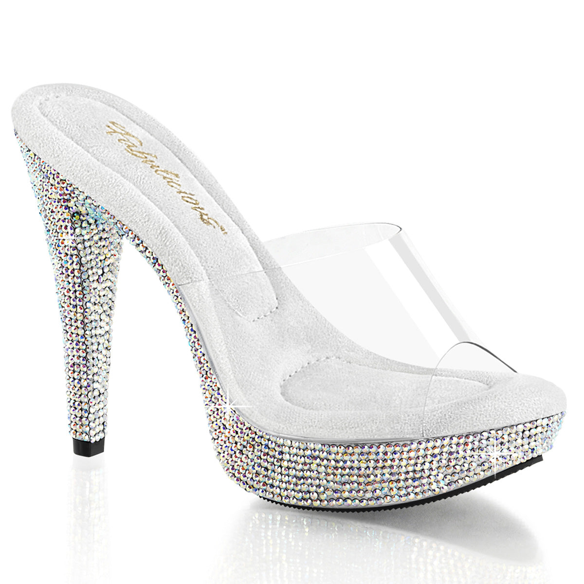 Fabulicious Damen Sandalen COCKTAIL-501DM CLR / SLV Multi Rs
